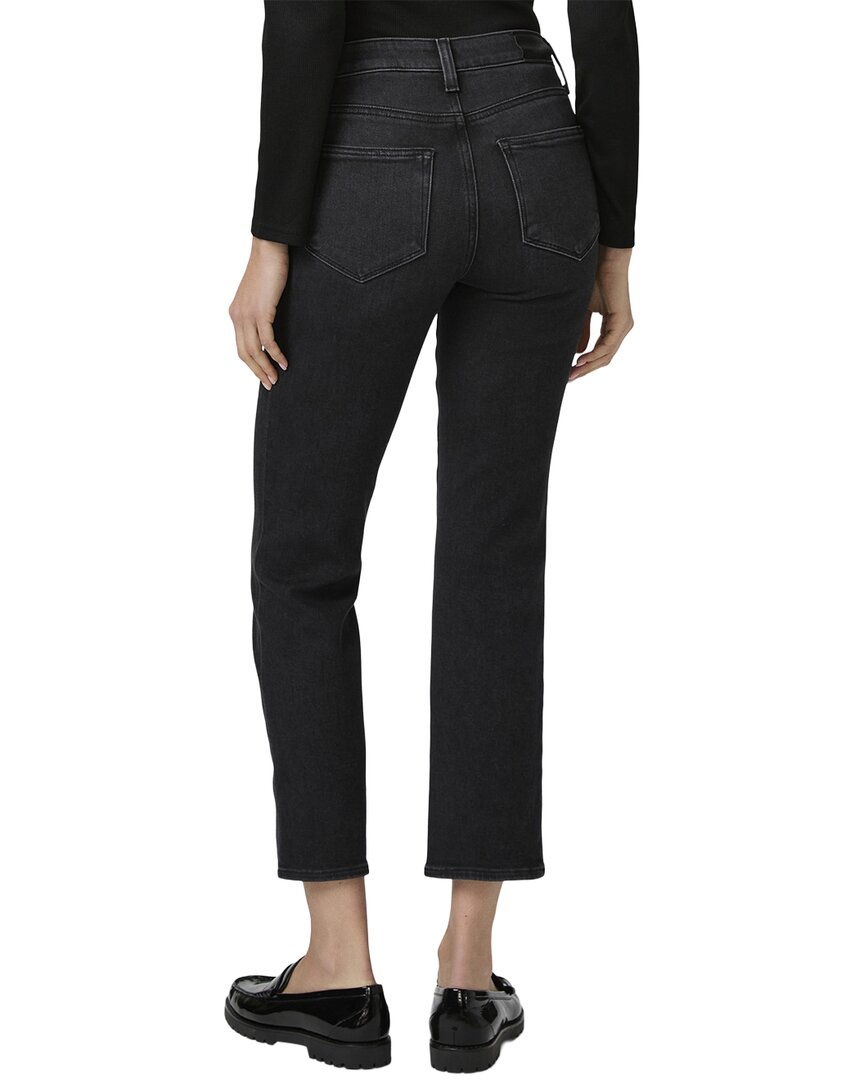 Paige Cindy Black Lotus Slim Straight Jean