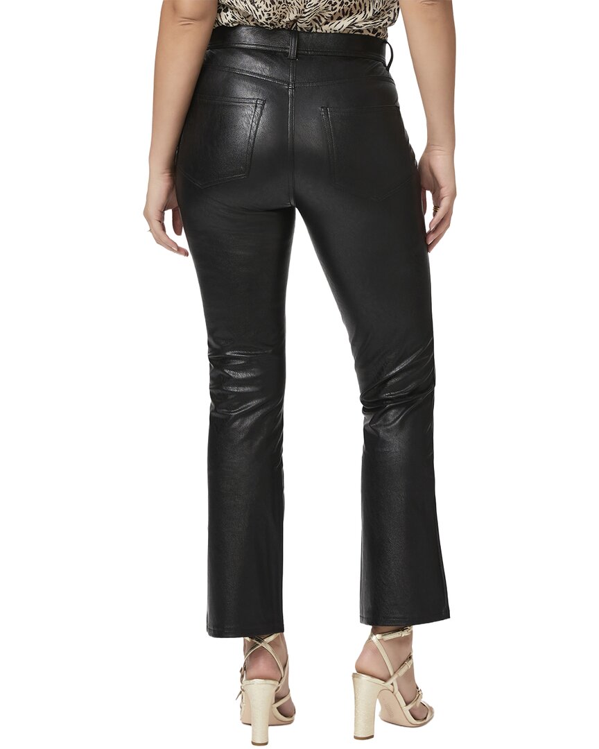 Paige Claudine Black High Rise Sleek Ankle Flare Jean