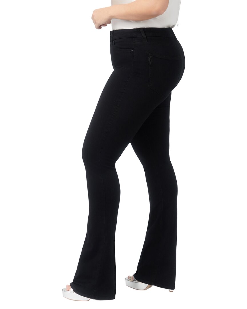Paige Hourglass Black Shadow High Rise Boot Cut Jean