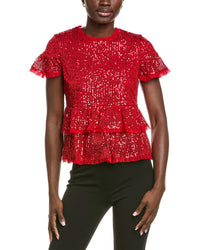 Endless Rose Sequin Babydoll Top
