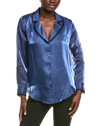 Endless Rose Beaded Collar Relaxed Blouse