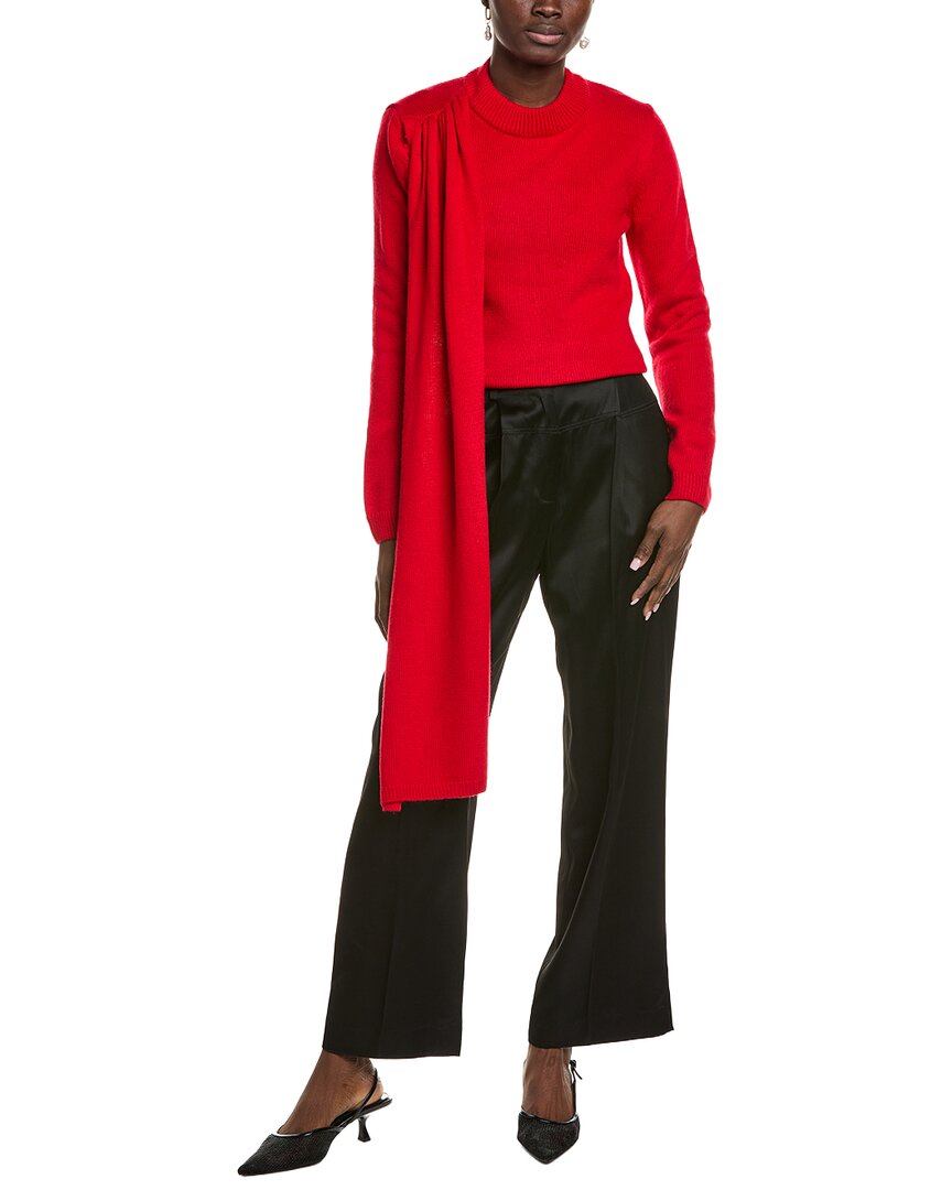 Endless Rose Scarf Wool-Blend Sweater