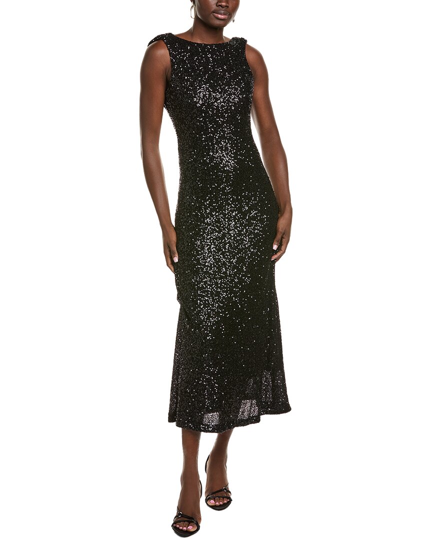 Endless Rose Open Back Sleeveless Sequins Maxi Dress
