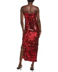 Endless Rose Applique Midi Dress