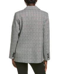 Endless Rose Oversized Plaid Bazer