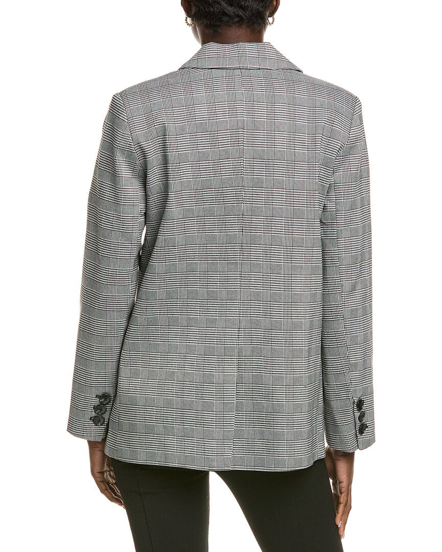Endless Rose Oversized Plaid Bazer