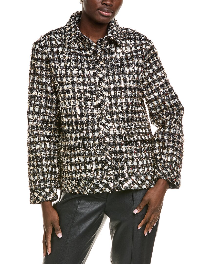 Endless Rose Sequins Check Jacket