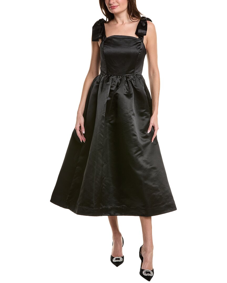 English Factory Bow Pointed Midi Dress