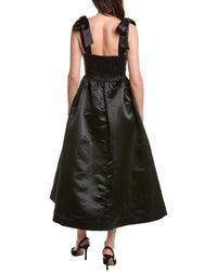 English Factory Bow Pointed Midi Dress