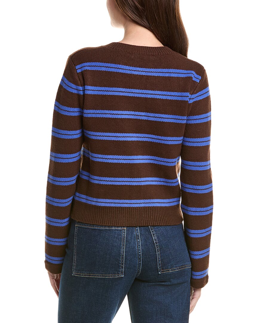 English Factory Striped Cardigan