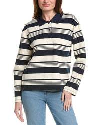 English Factory Striped Polo Shirt