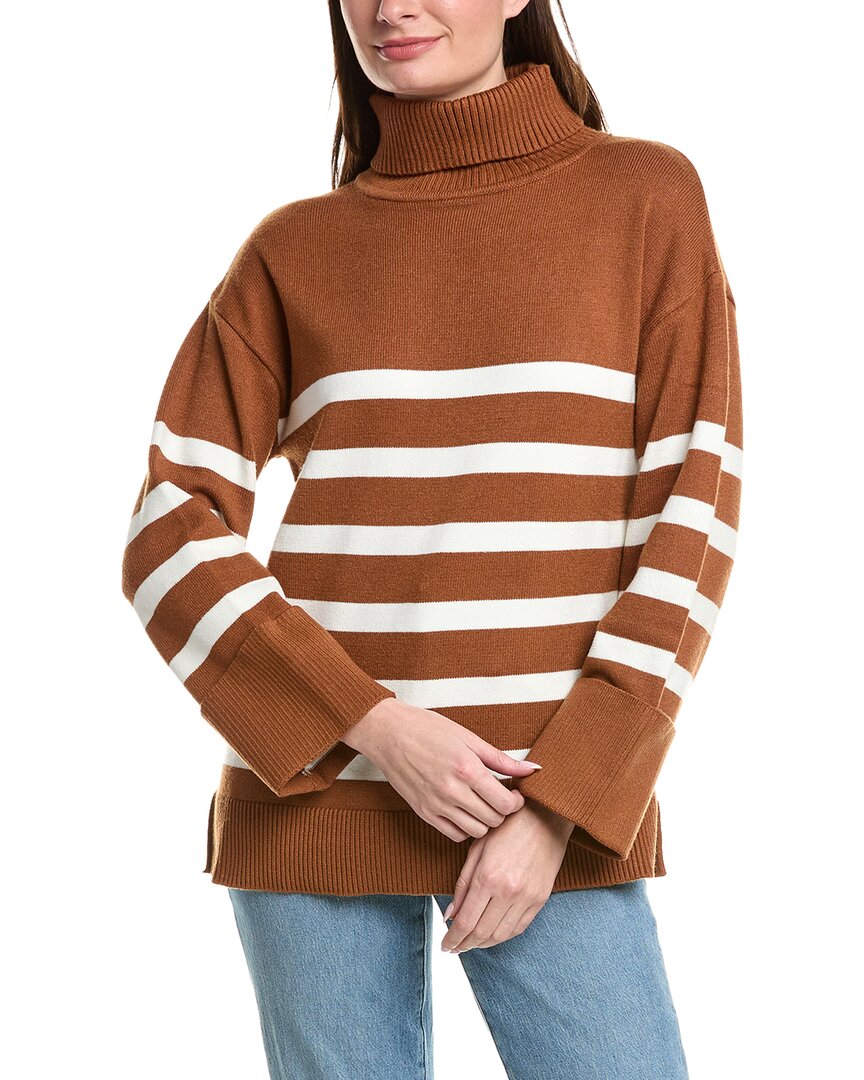 English Factory Turtleneck Stripe Sweater