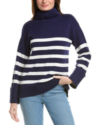 English Factory Turtleneck Stripe Sweater
