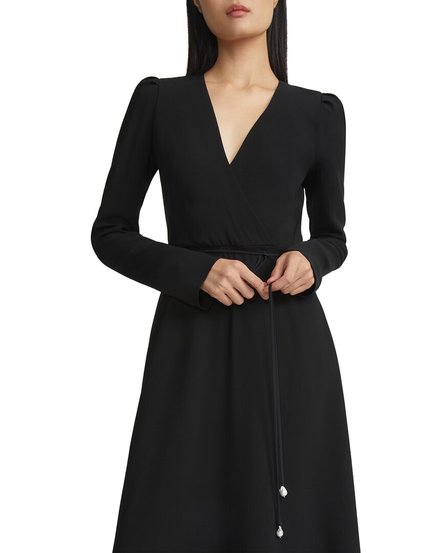 Lafayette 148 New York Wrap Front Dress