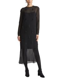 Lafayette 148 New York Lafayette 148 New York Hand Beaded Shift Dress