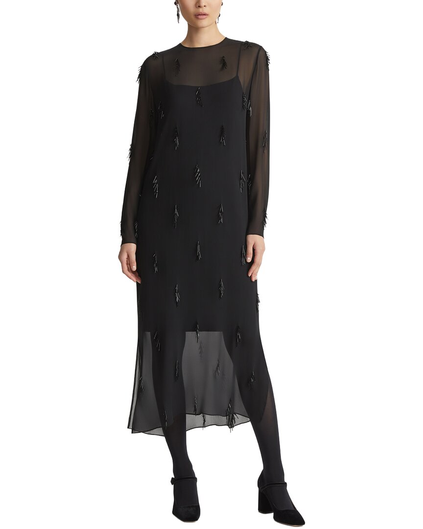Lafayette 148 New York Lafayette 148 New York Hand Beaded Shift Dress