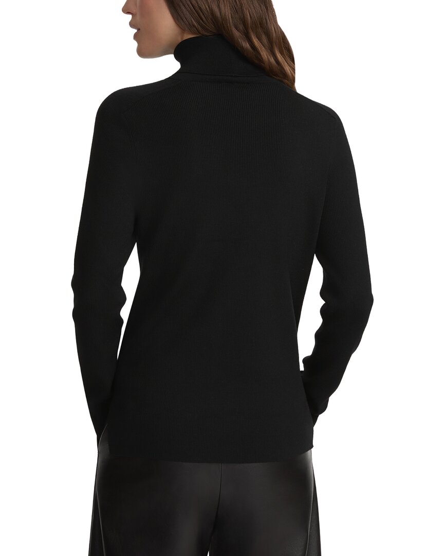 Lafayette 148 New York Lafayette 148 New York Ribbed Saddle Sleeve Turtleneck
