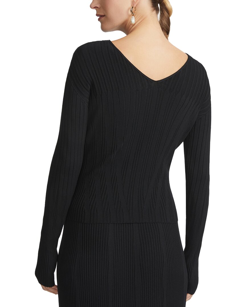 Lafayette 148 New York Lafayette 148 New York Ribbed Bateau Neck Sweater