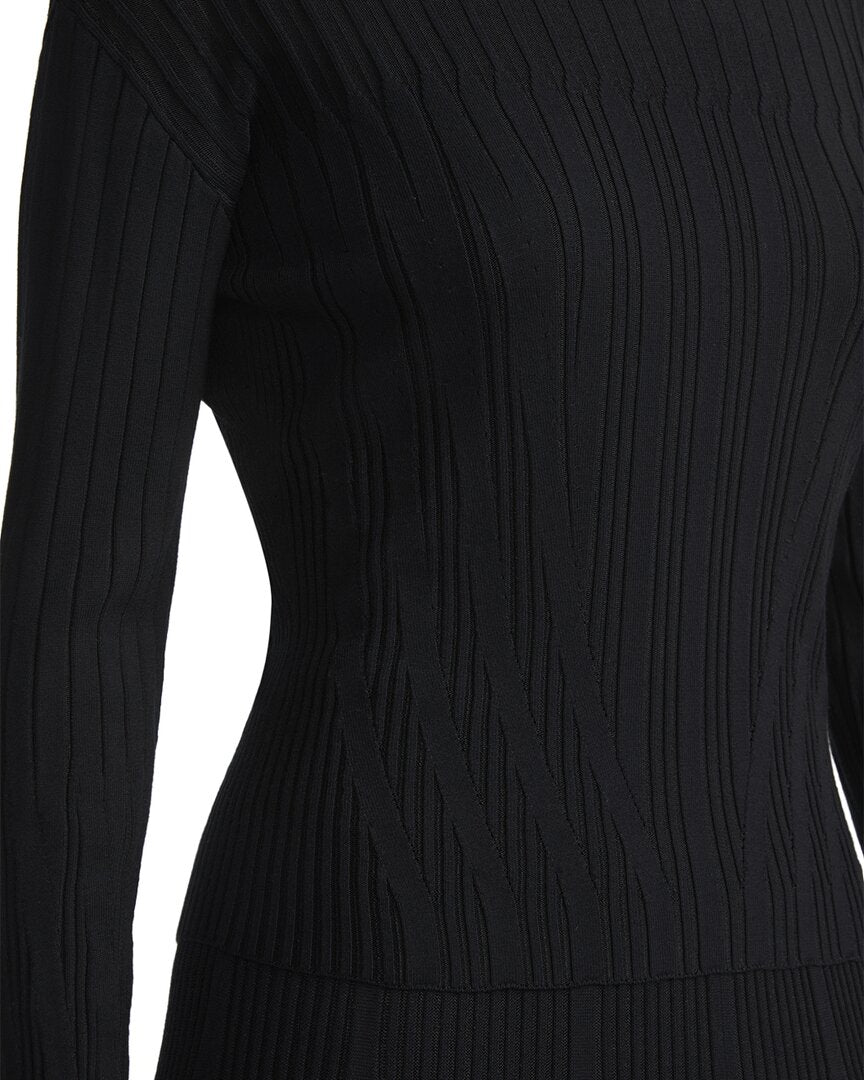 Lafayette 148 New York Lafayette 148 New York Ribbed Bateau Neck Sweater