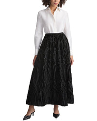 Lafayette 148 New York Hidden Button Front Slim Blouse