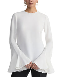 Lafayette 148 New York Godet Sleeve Blouse