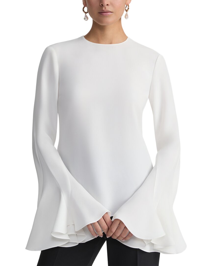 Lafayette 148 New York Godet Sleeve Blouse