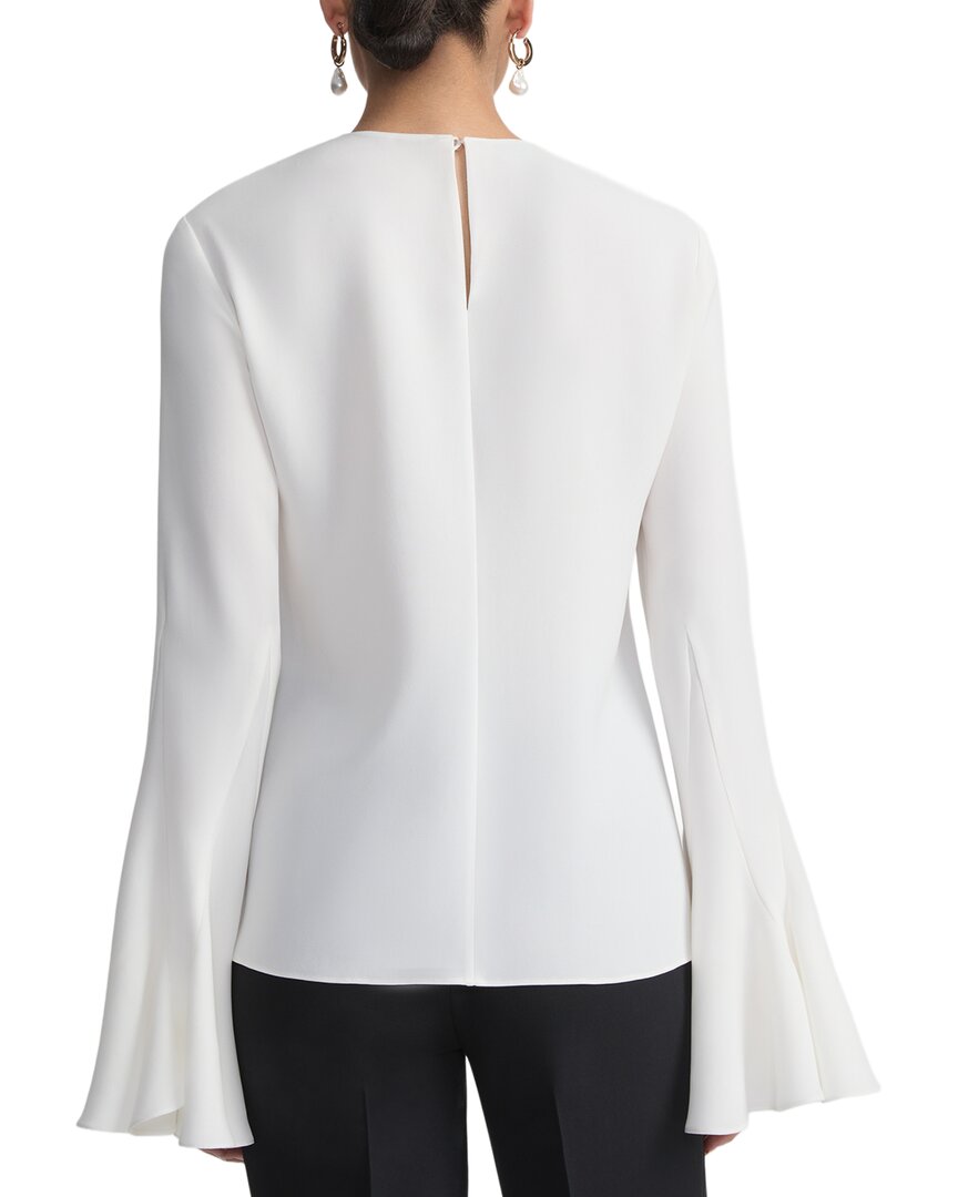 Lafayette 148 New York Godet Sleeve Blouse