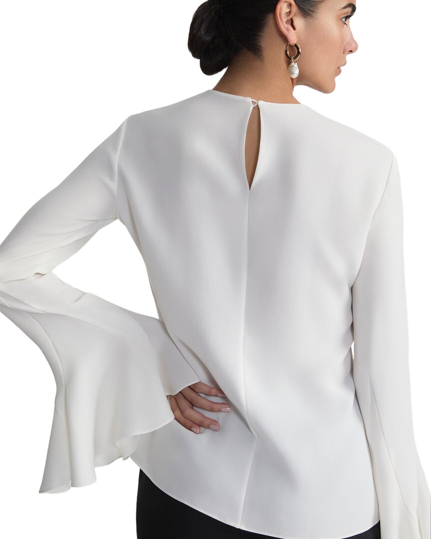 Lafayette 148 New York Godet Sleeve Blouse