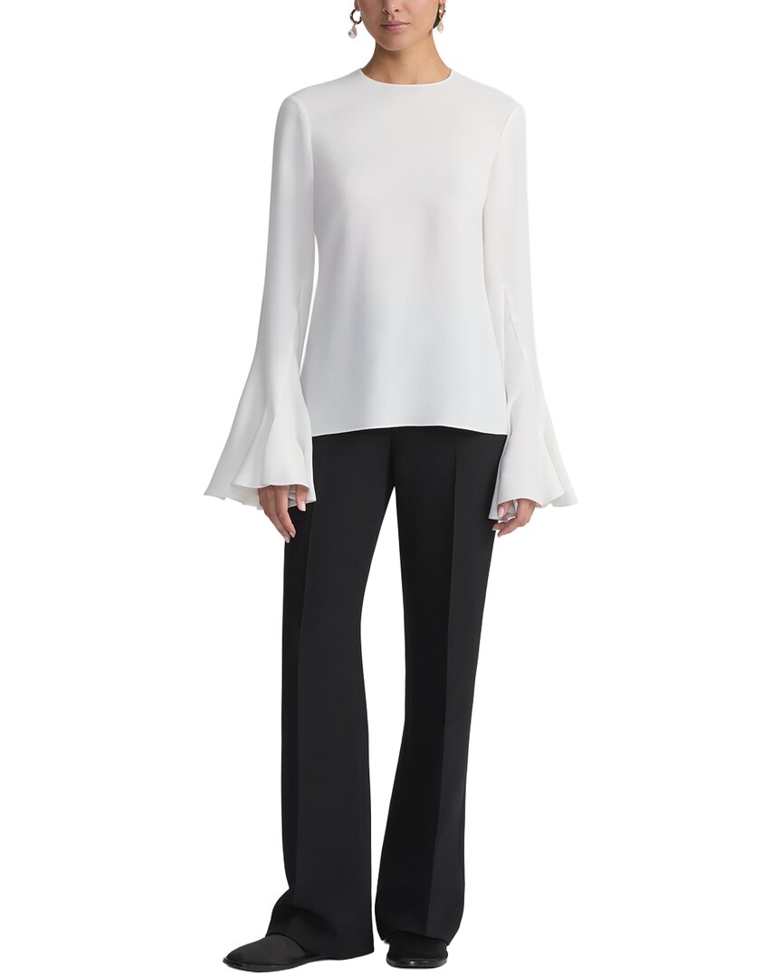 Lafayette 148 New York Godet Sleeve Blouse