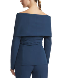 Lafayette 148 New York Portrait Collar Wrap Jacket