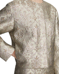 Lafayette 148 New York Collarless Drop Shoulder Jacket