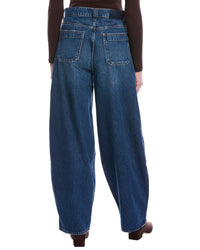 7 For All Mankind Le Blue Studded Balloon Jean