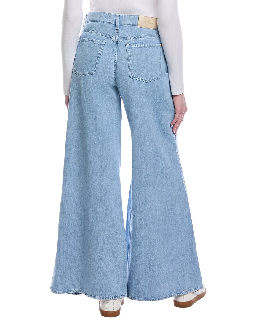 7 For All Mankind Willow Linen-Blend Kansas Wide Jean