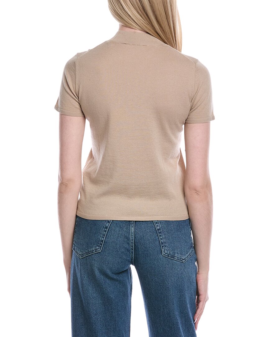 7 For All Mankind Mock Neck Wool-Blend Sweater