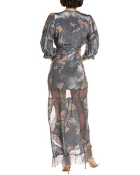 Cynthia Rowley Silk-Blend Lace Maxi Dress