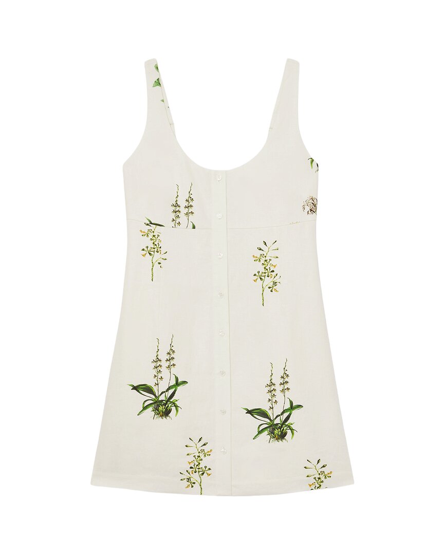 Reiss Dorethea Linen Dress