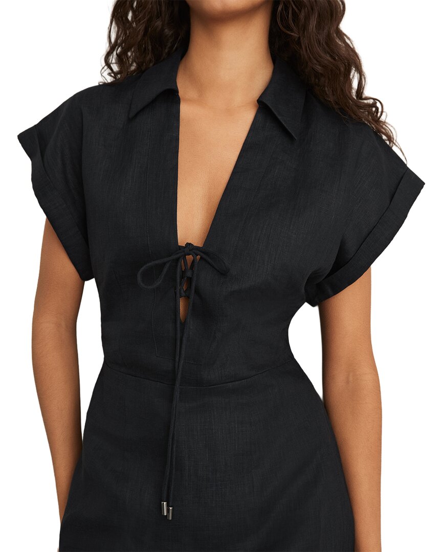 Reiss Reiss Gwen Linen Swim Top