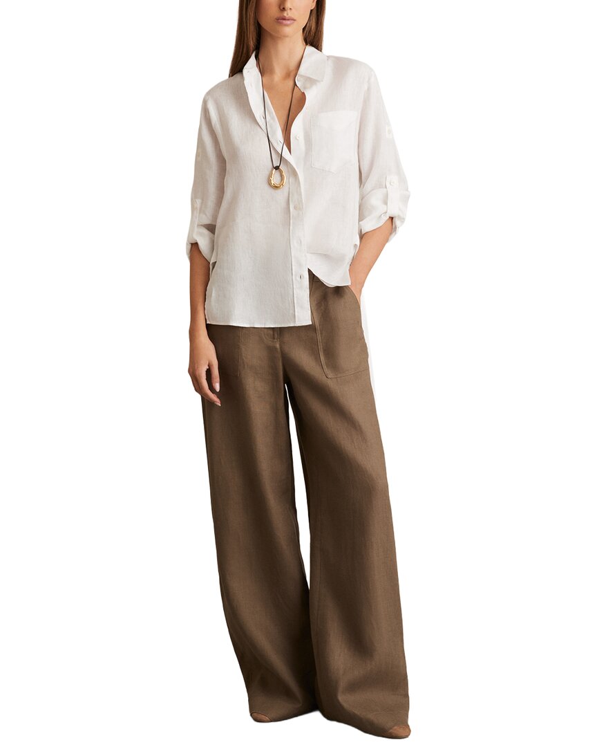 Reiss Leora Linen Top