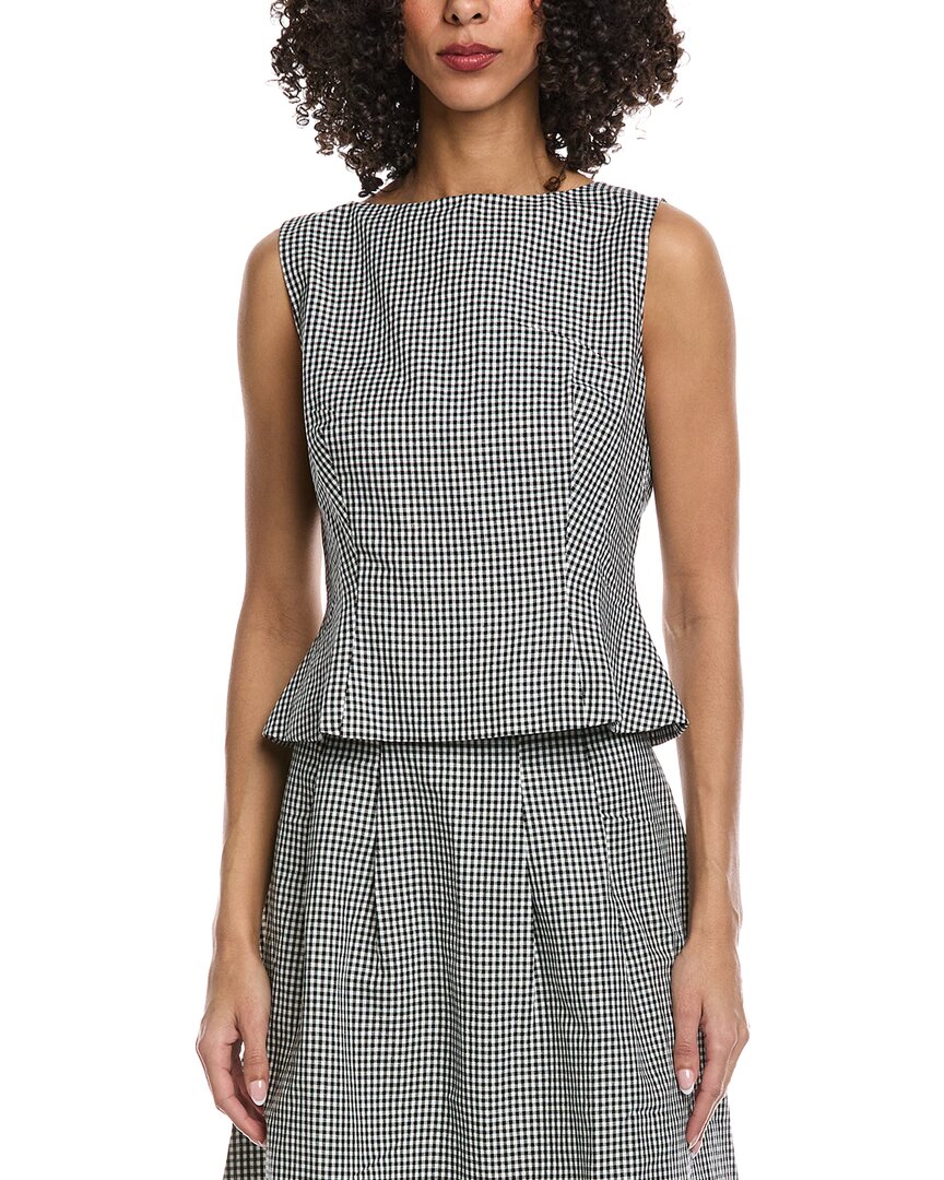 Seraphina Linen-Blend Blouson Vest