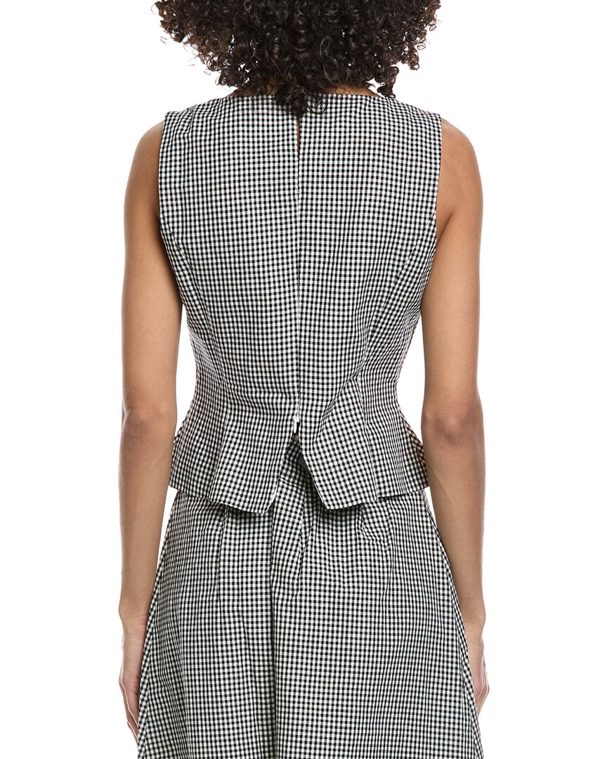 Seraphina Linen-Blend Blouson Vest
