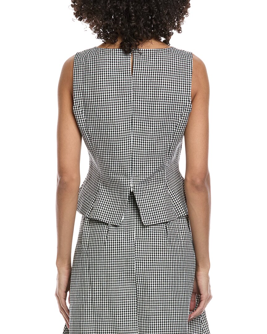 Seraphina Linen-Blend Blouson Vest