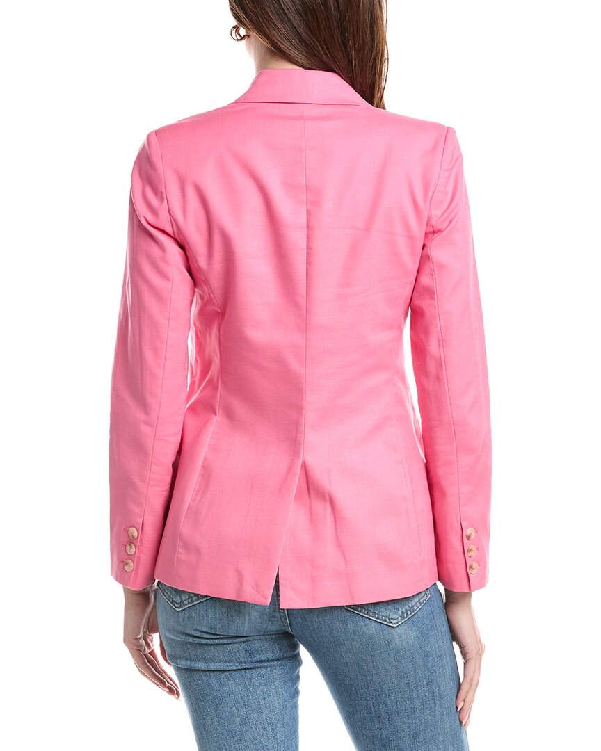 T Tahari T Tahari Embroidered Linen-Blend Jacket