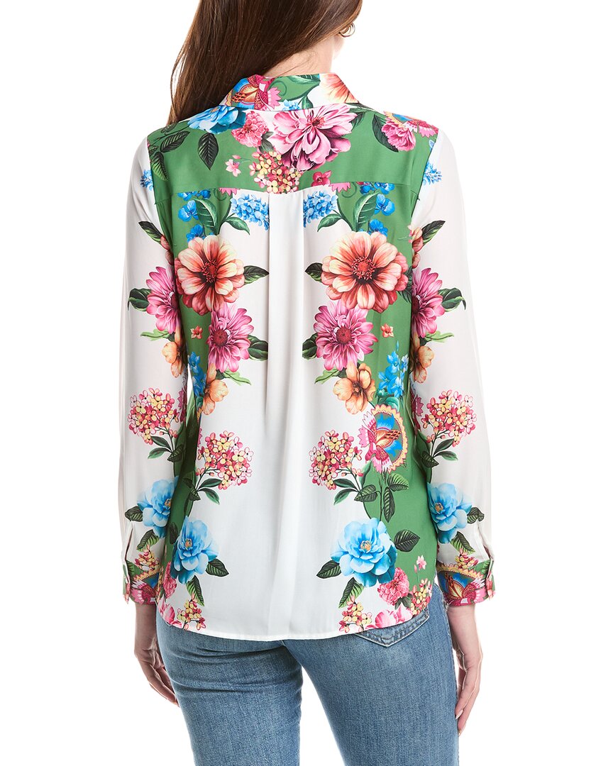 T Tahari T Tahari Printed Blouse