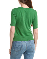T Tahari T Tahari Floral Applique Sweater