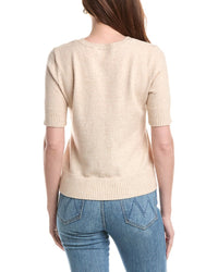 T Tahari T Tahari Floral Applique Sweater