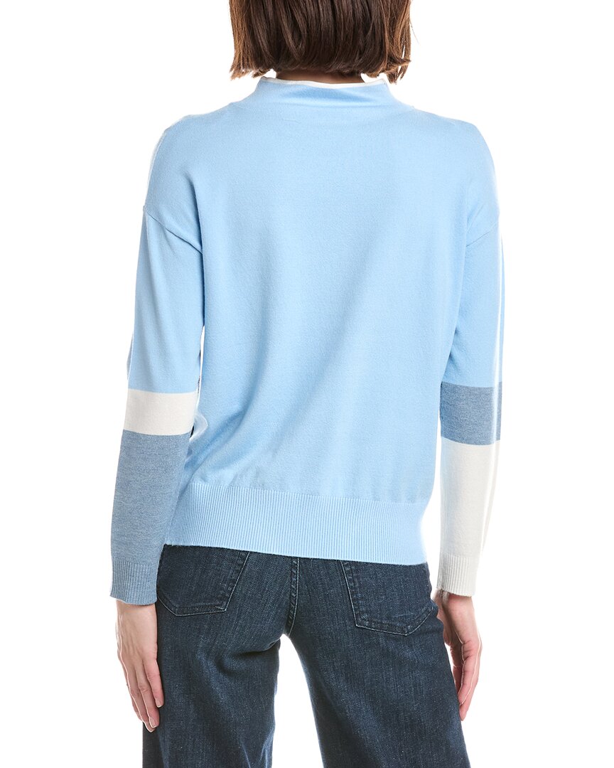 T Tahari Modern Colorblock Pullover