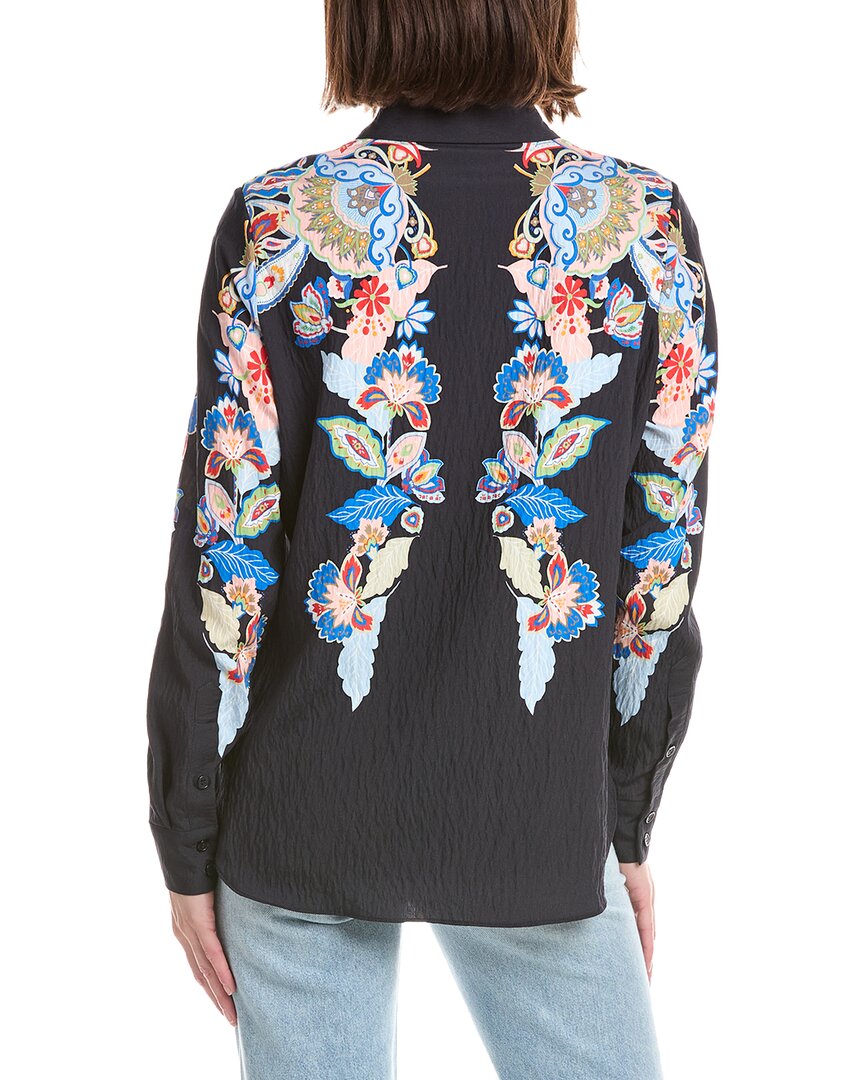 T Tahari Button Down Blouse