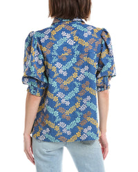 T Tahari Button Down Blouse