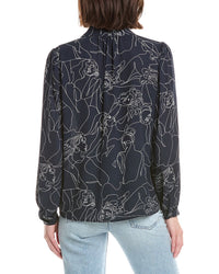 T Tahari Button Down Blouse