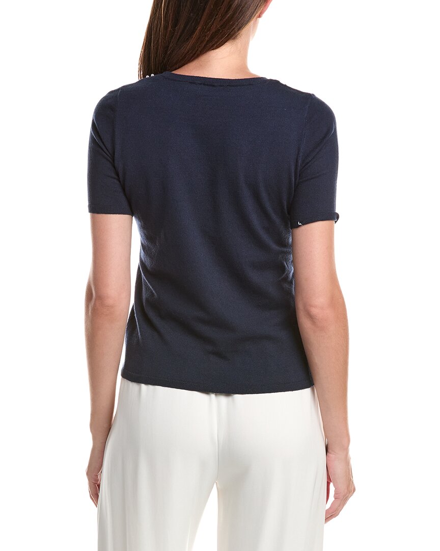 T Tahari T Tahari Bow Embellished Pullover